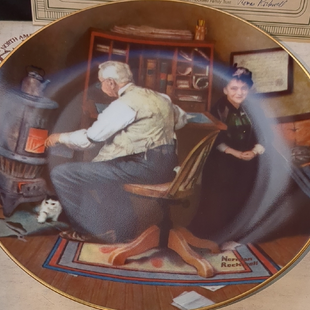 Norman Rockwell Decorative Plate